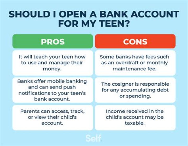 Can a 13 year old have their own bank account?