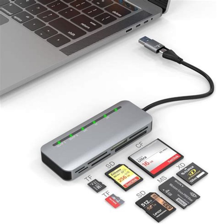 Does a memory stick use a USB port?