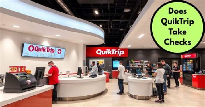 Does quiktrip accept checks?