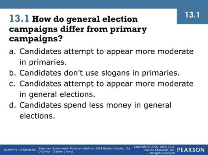 How do general election differ from by election?