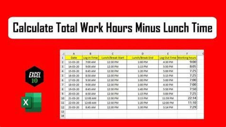 How do you calculate work hours for employees?