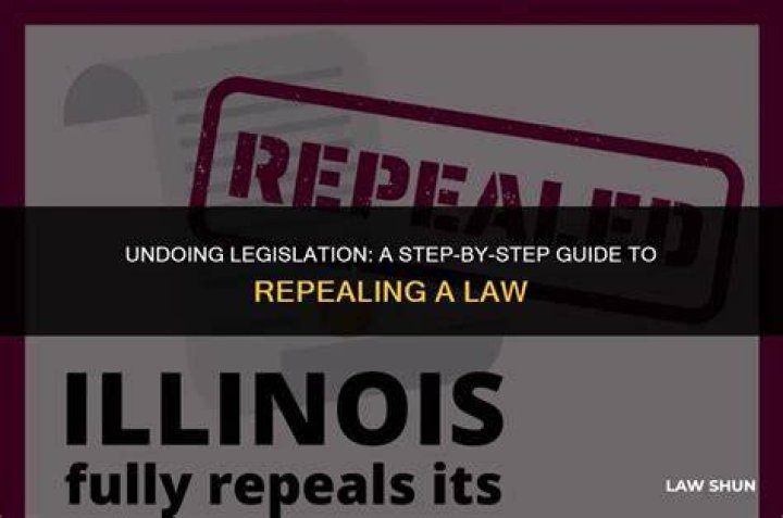 How do you repeal a law in the United States?
