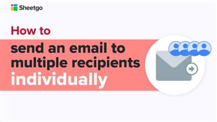 How do you send multiple emails individually?