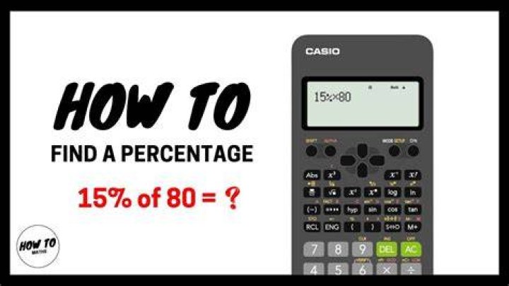 How do you work out 20% on a calculator?