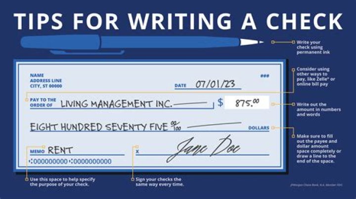 How do you write the written part of a check?