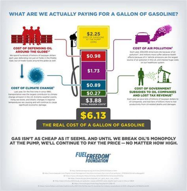 How much did a gallon of gas cost in 1995?