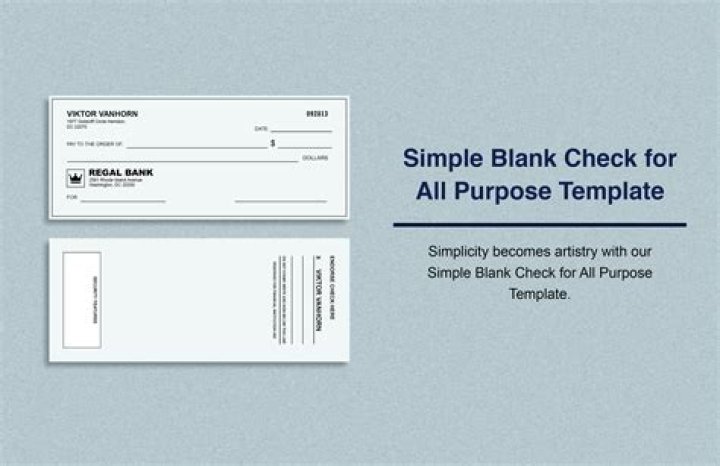 Is it bad to lose a blank check?