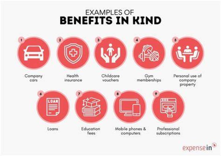 What are examples of in-kind payments?