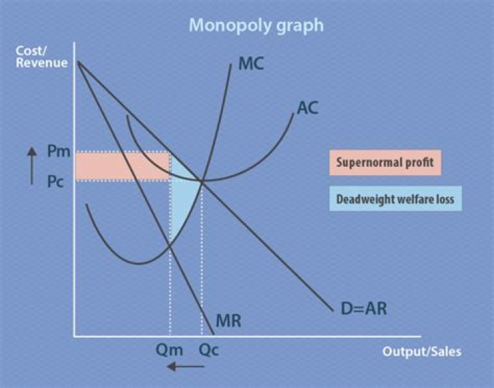 What does a monopoly result in?