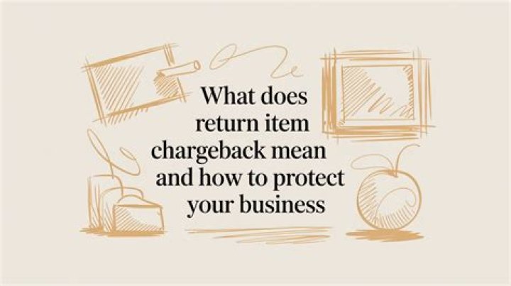 What does returned item charge mean?