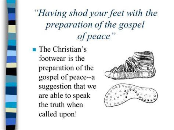 What does the phrase on your feet mean?