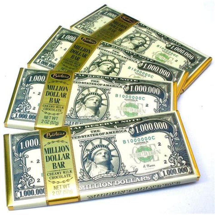 What is a million dollar candy bar?