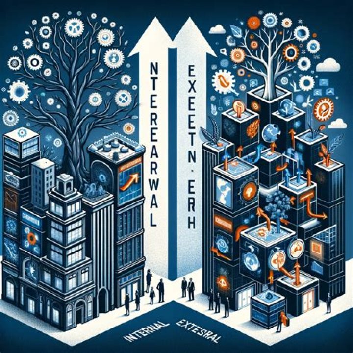 What is internal growth and external growth?