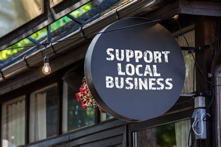 What is local business and example?