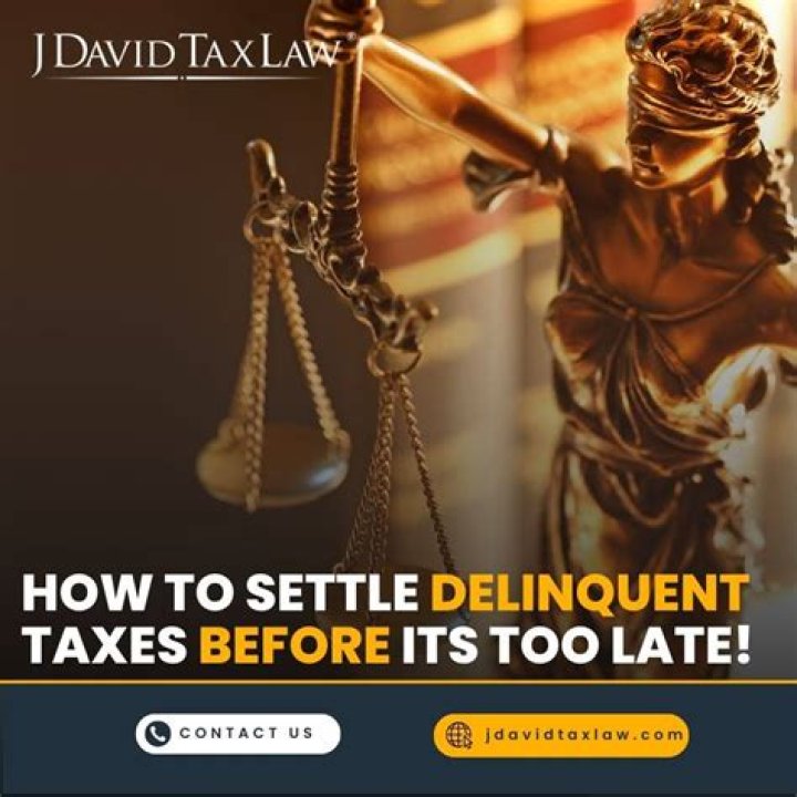 What is meant by delinquent taxes?