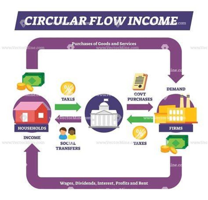 What is money circular flow?