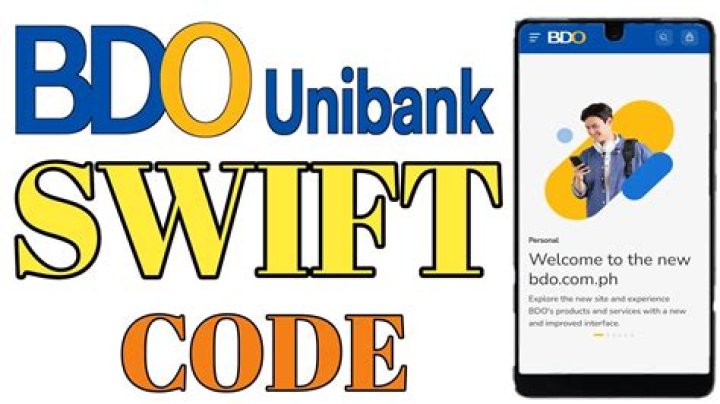 What is my BDO SWIFT code?