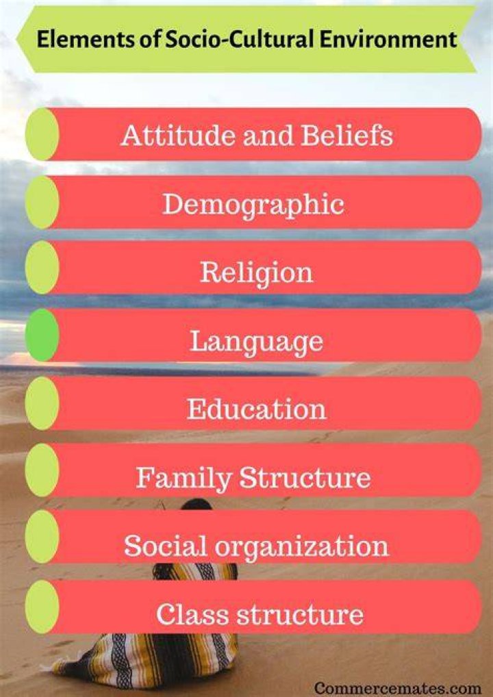 What is socio-cultural environment?
