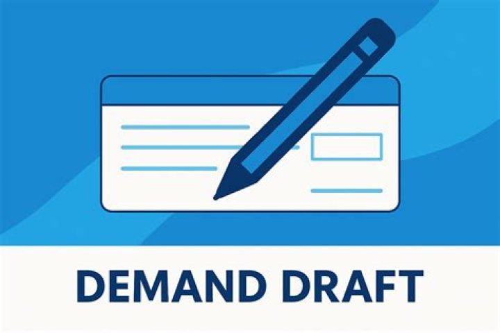 What is the format of a demand draft?