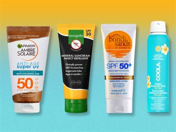 What is the name for sunscreen?
