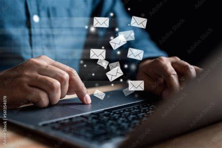 What is the person sending an email called?