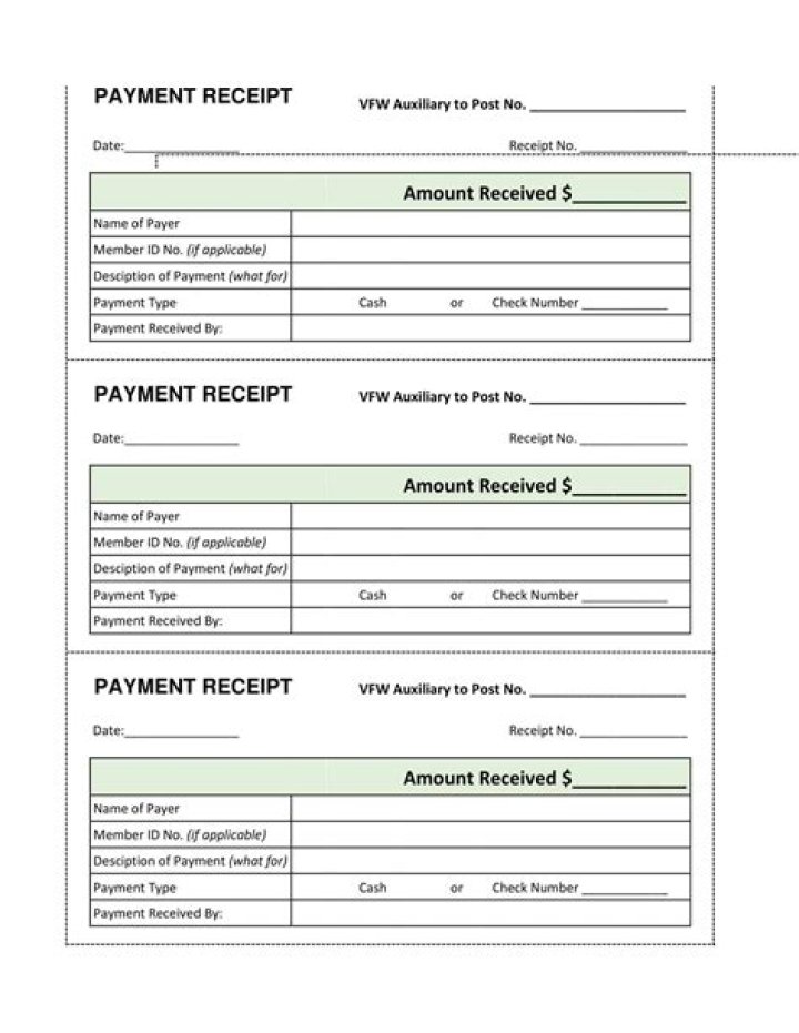 What is the purpose of receipts and payments?