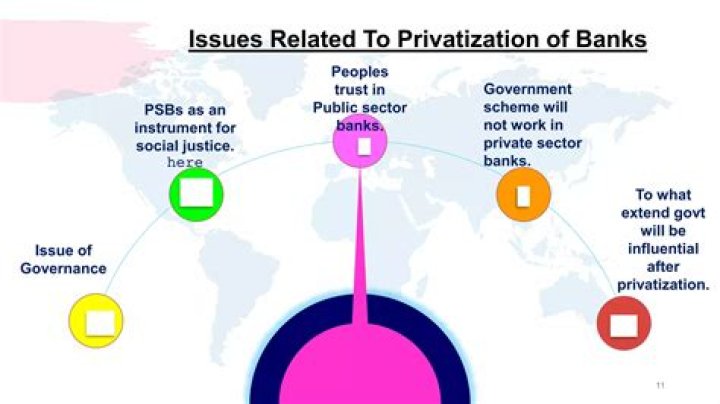 What is the reason behind privatization of banks?
