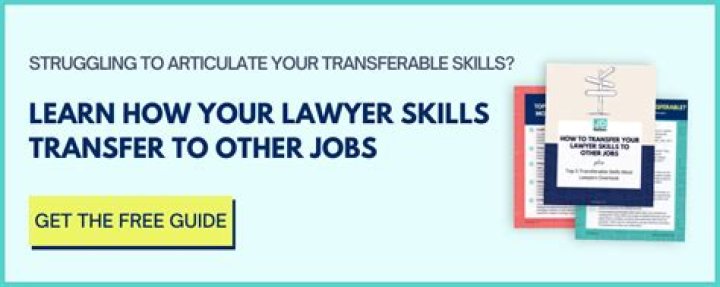 What transferable skills do lawyers have?