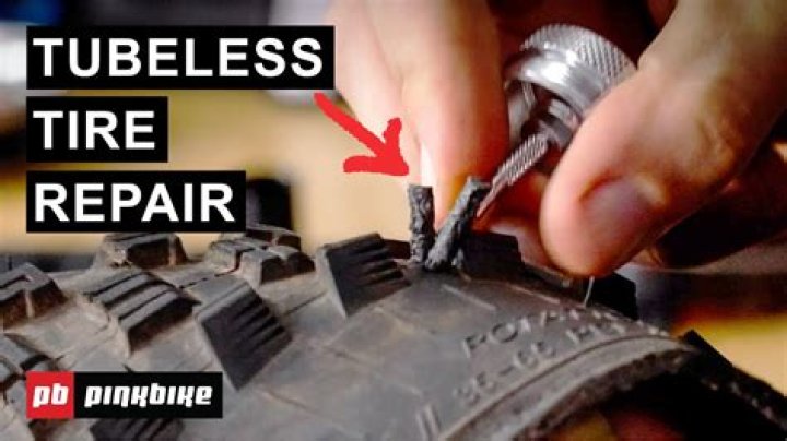 When should a tubeless tire be replaced?