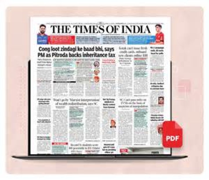 When was the first edition of Times of India started?