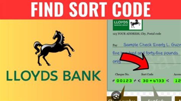 Where can I find the sort code for my bank?