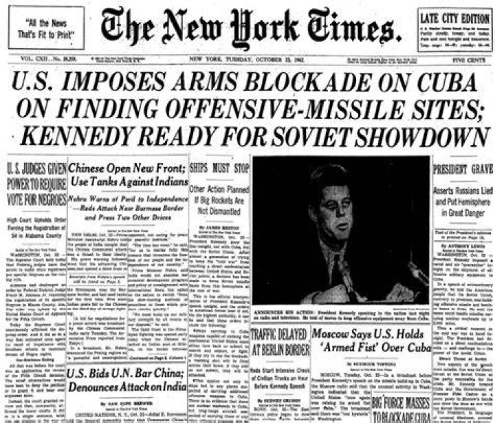 Who told Kennedy about the Cuban Missile Crisis?