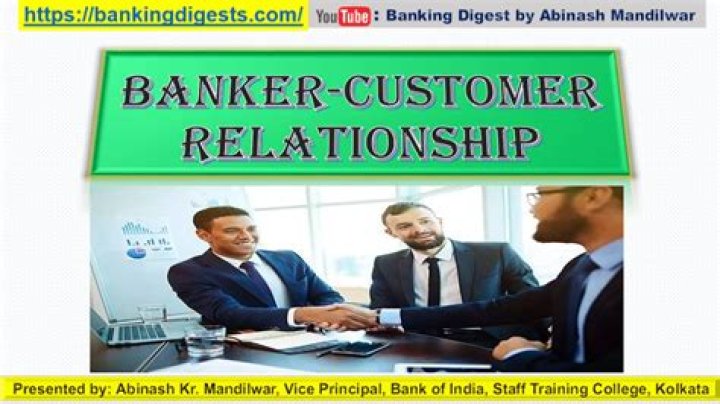 Why there is special relationship between banker and customer?
