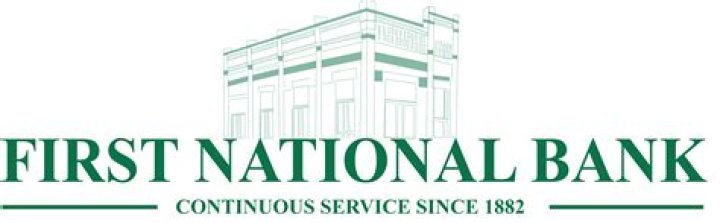 Why was the First national bank created?